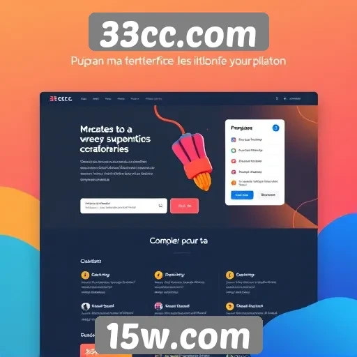 Exploração da interface de usuário do 33cc.com